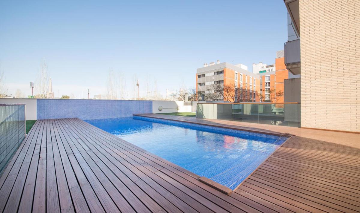 Large Terrace Luxury Apartment Sant Adria de Besos Exterior foto